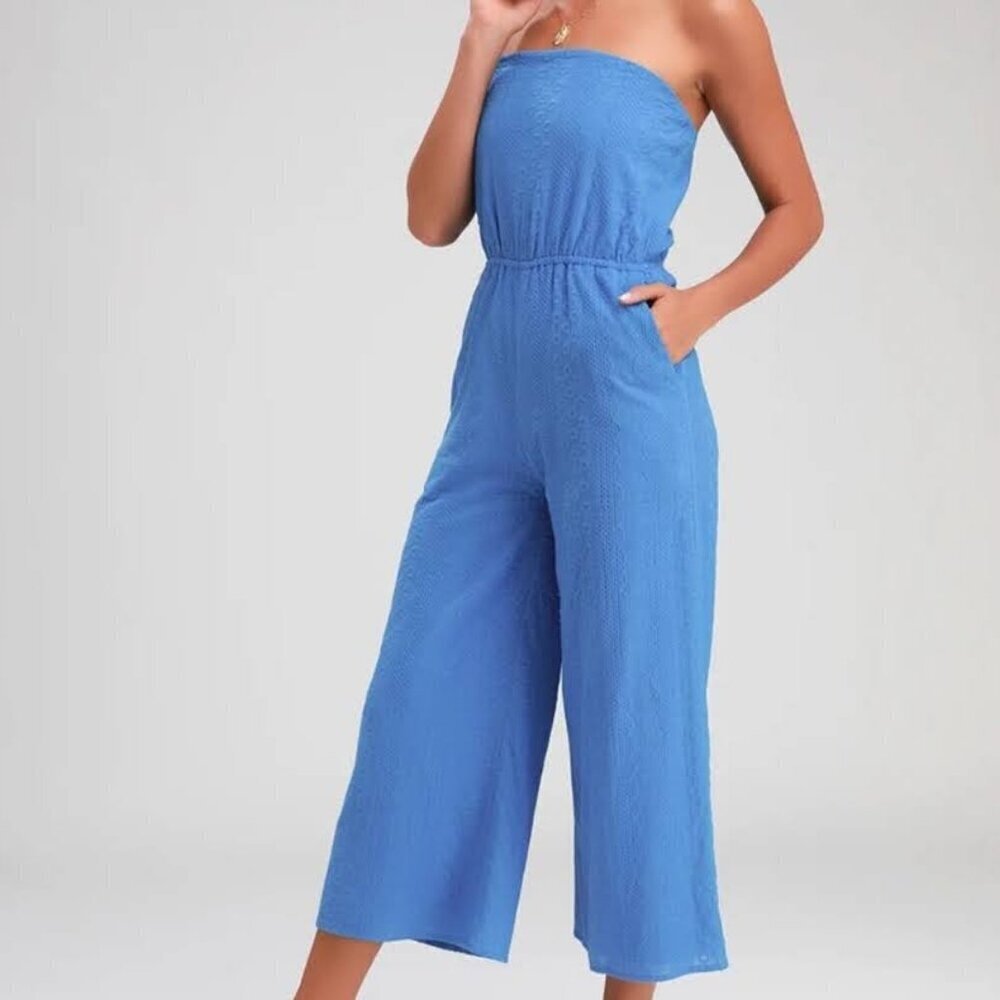 Lulu's Sunlight Embroidered Jumpsuit